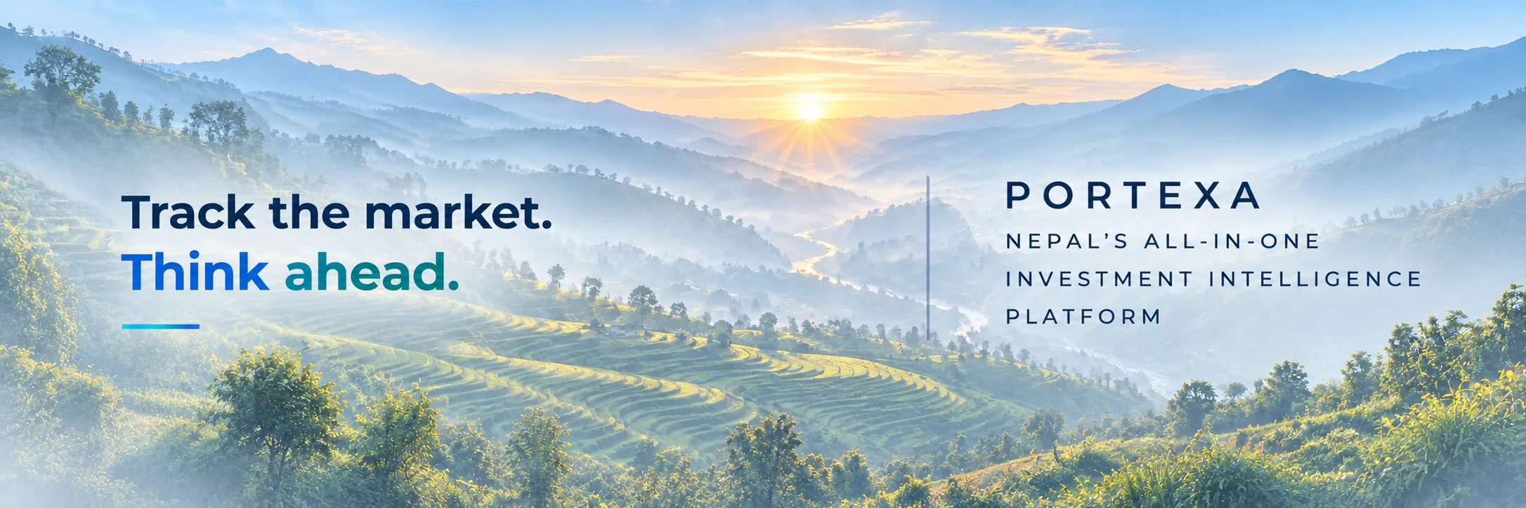Track the market. Think ahead. — Portexa, Nepal’s all-in-one investment intelligence platform.