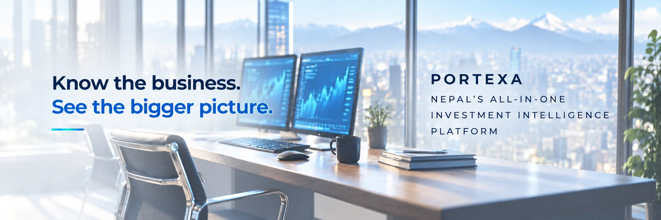 Know the business. See the bigger picture. — Portexa, Nepal’s all-in-one investment intelligence platform.