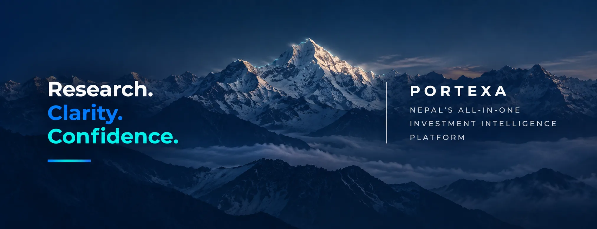 Research. Clarity. Confidence. — Portexa, Nepal’s all-in-one investment intelligence platform.
